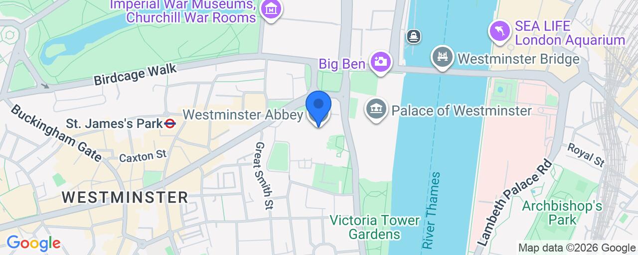 Westminster Abbey 위치 지도